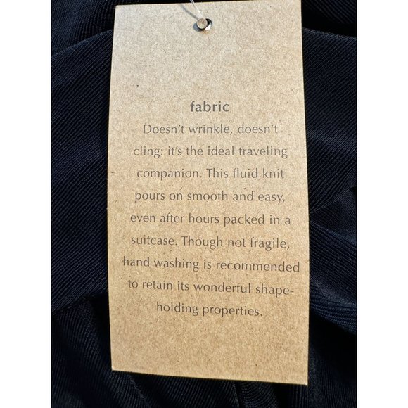 Coldwater Creek Black Ruffle Cardigan Travel Women Size Small - Picture 10 of 11